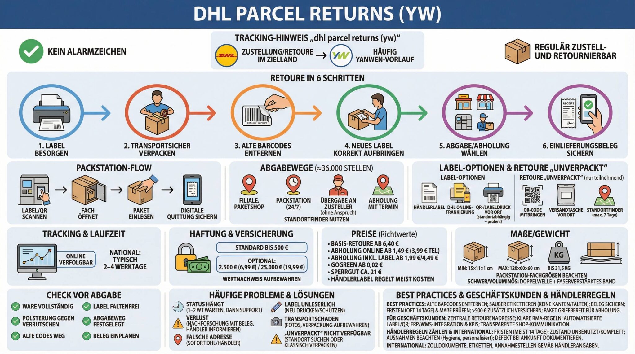 Returns Parcel dhl parcel returns (yw): Dein kompletter Praxis-Guide für Retouren mit ...