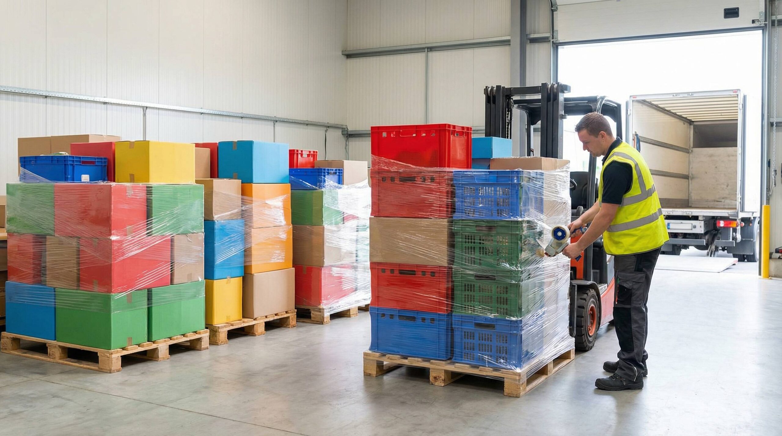 the shipment was prepared for onward transport