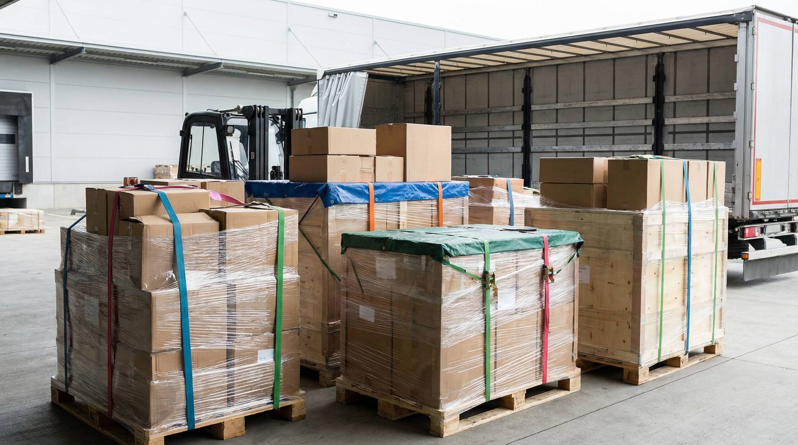 the shipment was prepared for onward transport